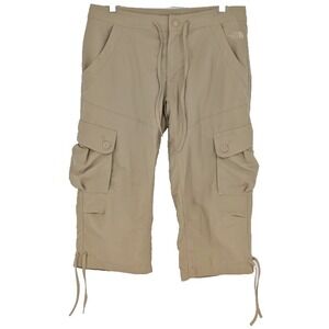 THE NORTH FACE Capri Cargo Womens Pants Size 12 6 Pockets Hiking Outdoors Great